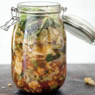 Fermentierter Wirsing »Kimchi Style« Fermentierter Wirsing »Kimchi Style«
