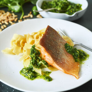 Saibling mit Pesto Saibling mit Pesto