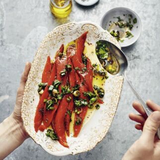 Spitzpaprika aus dem Ofen Spitzpaprika aus dem Ofen