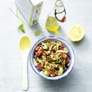 Marokko-Salat mit Hähnchen Marokko-Salat mit Hähnchen