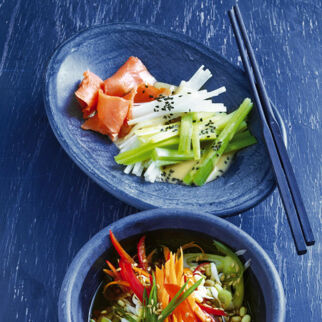 Japanischer Lauchsalat Japanischer Lauchsalat