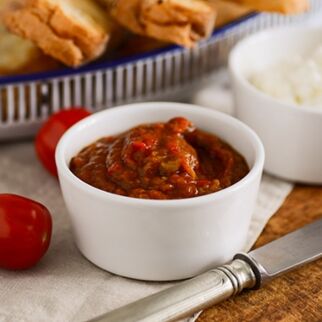 Ajvar mit Auberginen Ajvar mit Auberginen