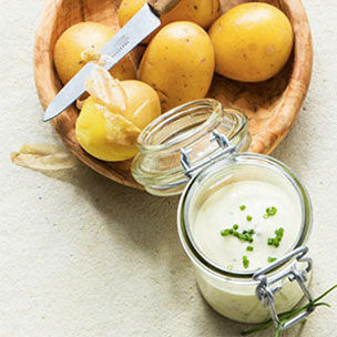 Kartoffelsalat richtig zubereiten Leichte Salatmayonnaise Kartoffelsalat richtig zubereiten Leichte Salatmayonnaise