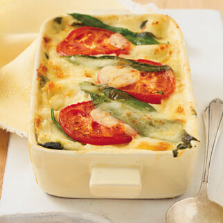 Bärlauch-Tomaten-Lasagne Bärlauch-Tomaten-Lasagne