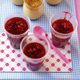 Himbeergrütze Himbeergrütze