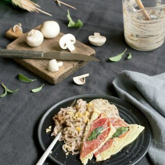 Saltimbocca mit Fettuccine Saltimbocca mit Fettuccine