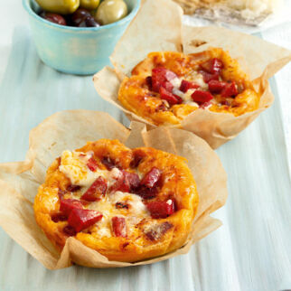 Kleine Chorizo-Quiches Kleine Chorizo-Quiches