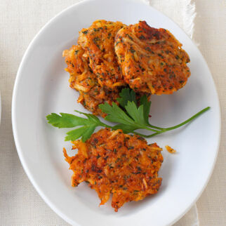 Möhren-Kartoffel-Plätzchen Möhren-Kartoffel-Plätzchen