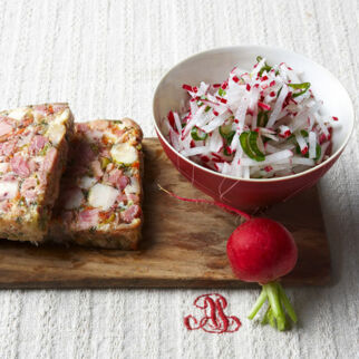 Presskopf mit Radieschensalat Presskopf mit Radieschensalat