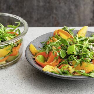 Orangensalat mit Rucola Orangensalat mit Rucola