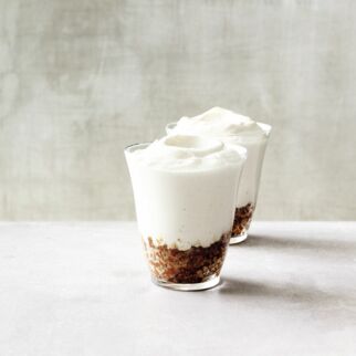 Kokosnuss-Mousse im Glas Kokosnuss-Mousse im Glas