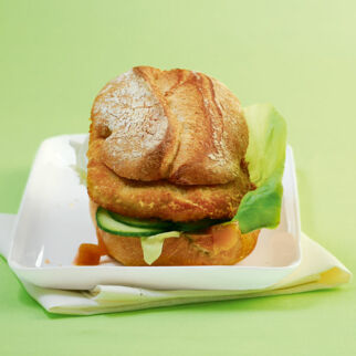 Käse-Schnitzel-Sandwich Käse-Schnitzel-Sandwich