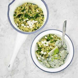 Hirsotto mit Kohlrabi Hirsotto mit Kohlrabi