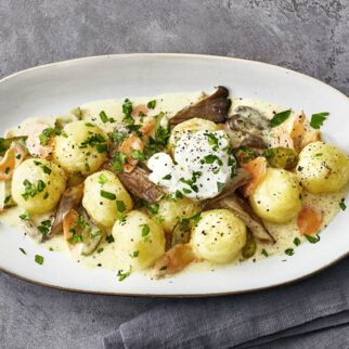 Pilz-Möhren-Stroganoff Pilz-Möhren-Stroganoff