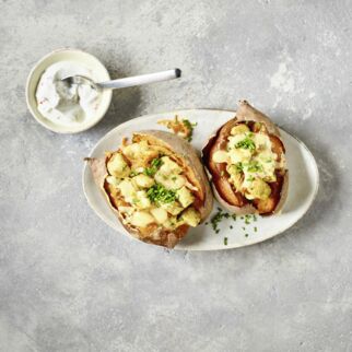 Gefüllte Süßkartoffeln Gefüllte Süßkartoffeln