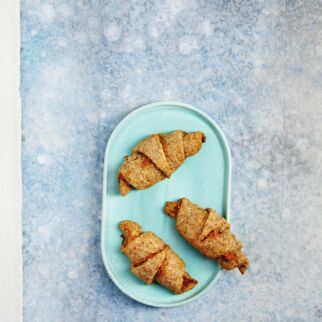 Croissants mit Möhren und Käse Croissants mit Möhren und Käse