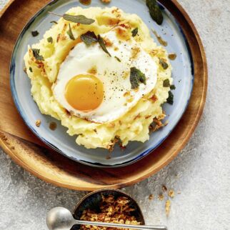 Kartoffel-Apfel-Stampf mit Spiegelei Kartoffel-Apfel-Stampf mit Spiegelei