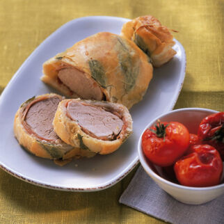 Filet im Salbei-Blätterteig Filet im Salbei-Blätterteig