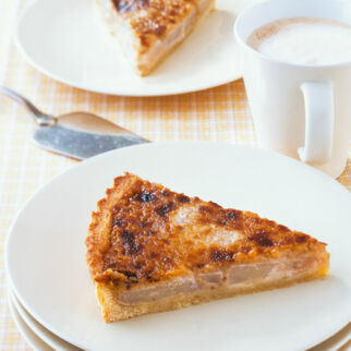 Quittentarte mit Nusskaramell Quittentarte mit Nusskaramell