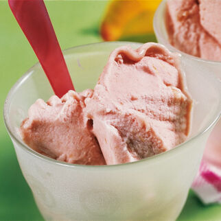 Rhabarbersorbet Rhabarbersorbet