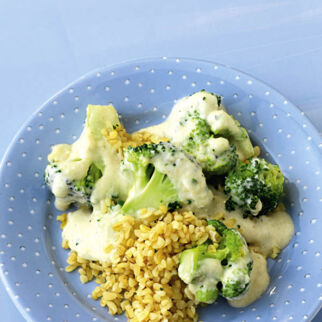 Bulgur mit grüner Sauce Bulgur mit grüner Sauce