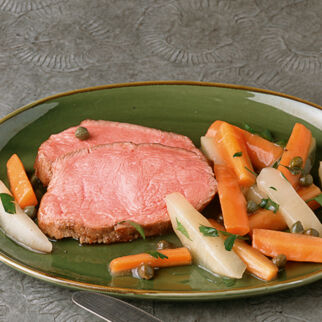 Kalbsbraten mit Kapernsauce Kalbsbraten mit Kapernsauce