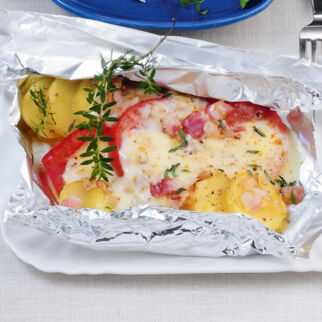 Raclette aus der Folie Raclette aus der Folie