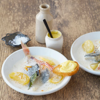 Französische Bourride mit Aioli Französische Bourride mit Aioli