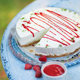 Lime-Cheesecake ohne Backen Lime-Cheesecake ohne Backen
