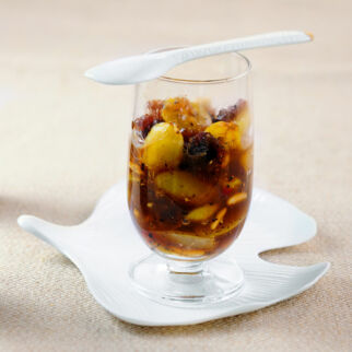 Trauben-Chutney mit Pinienkernen Trauben-Chutney mit Pinienkernen