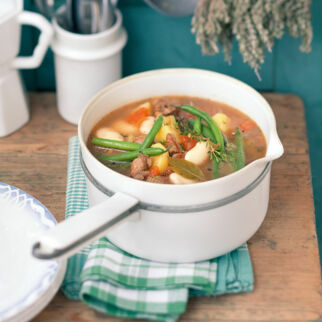 Französischer Bohnen-Lamm-Eintopf Französischer Bohnen-Lamm-Eintopf