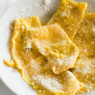 Teigtaschen mit Kürbisfüllung Teigtaschen mit Kürbisfüllung