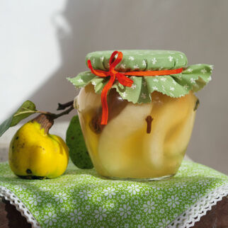 Quittenkompott mit Gewürzen Quittenkompott mit Gewürzen