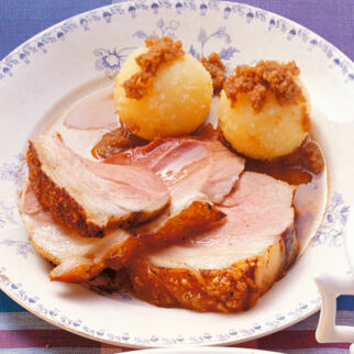 Schweinsbraten mit Biersauce Schweinsbraten mit Biersauce