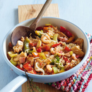 Kreolische Reispfanne Kreolische Reispfanne