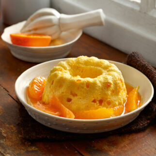 Grießflammeri mit Orangen-Mandarinen-Kompott Grießflammeri mit Orangen-Mandarinen-Kompott