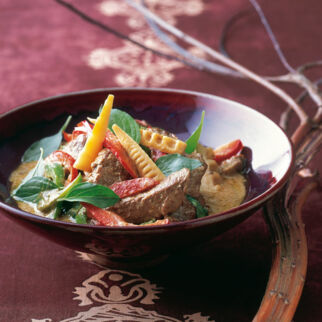 Grünes Rindfleischcurry Grünes Rindfleischcurry