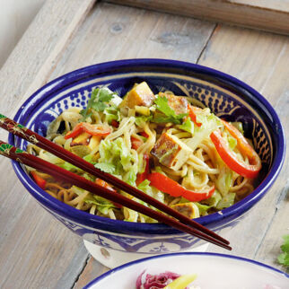 Gebratene Woknudeln mit Tofu Gebratene Woknudeln mit Tofu