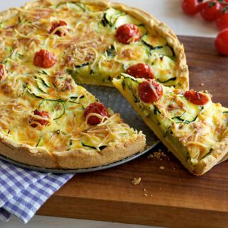 Zucchini-Tomaten-Quiche Zucchini-Tomaten-Quiche