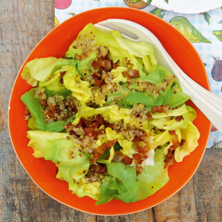 Kopfsalat mit Speck Kopfsalat mit Speck