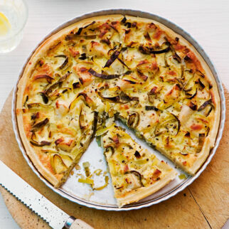 Lauch-Birnen-Tarte Lauch-Birnen-Tarte