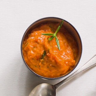 Paprika-Zwiebel-Püree Paprika-Zwiebel-Püree