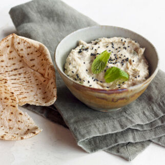 Auberginen-Tahin-Paste Auberginen-Tahin-Paste