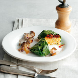Mangold-Polenta-Päckchen Mangold-Polenta-Päckchen
