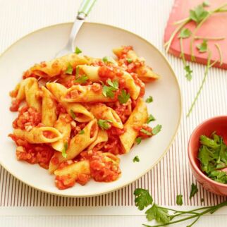 Penne all'arrabbiata Penne all'arrabbiata