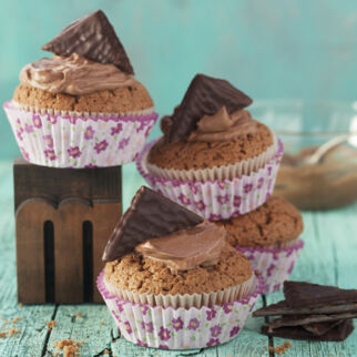 Schoko-Minz-Muffins Schoko-Minz-Muffins