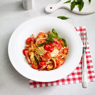 Saltimbocca-Nudel-Wok Saltimbocca-Nudel-Wok