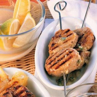 Filetspießchen vom Grill (Suvlákja) Filetspießchen vom Grill (Suvlákja)