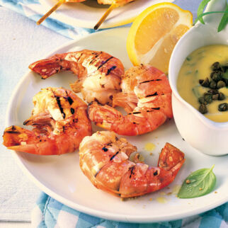Gegrillte Riesengarnelen Gegrillte Riesengarnelen