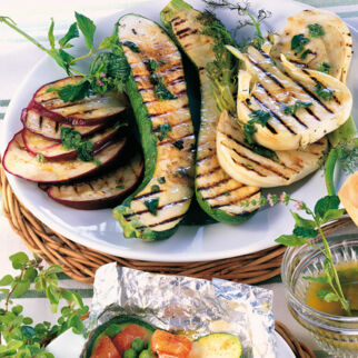 Grillgemüse mit Minzöl Grillgemüse mit Minzöl